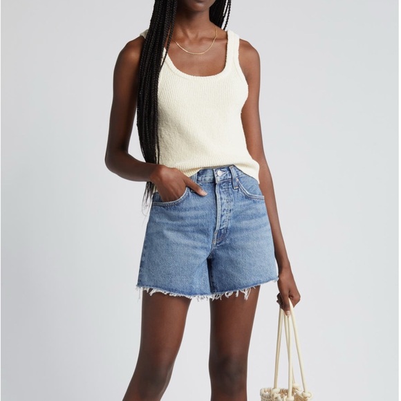 NWT Agolde Parker Long Shorts - Picture 1 of 4